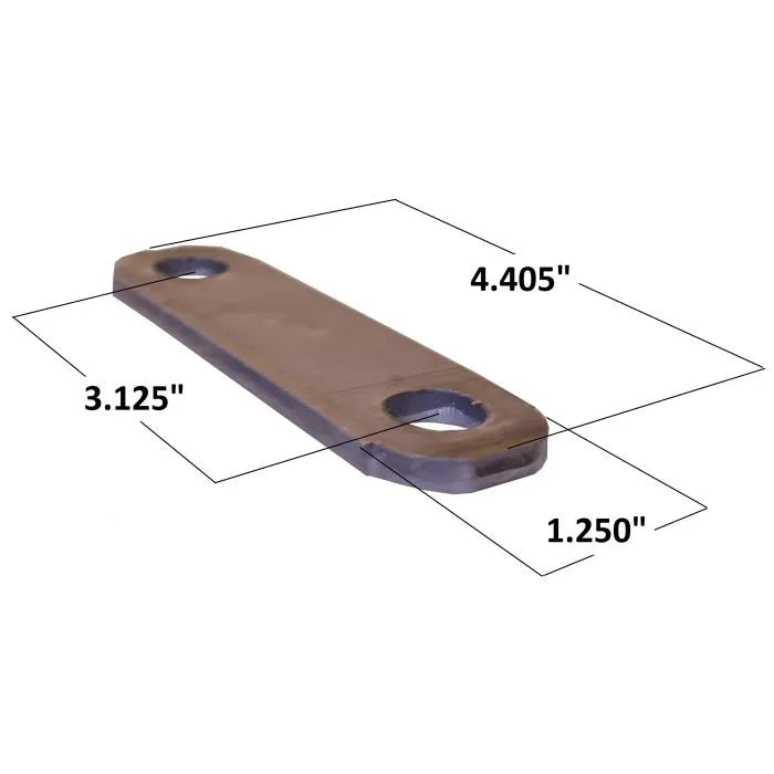 Shackle Straps, 3 1/8" between center of holes, 4 Pack, SP03-060