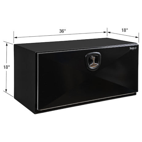 18"x18x36" Black Steel, Heavy Duty, Underbody Toolbox, 1752805