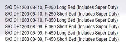 Blue Ox Gooseneck Hitch for -2008-2010 Ford F250/F350/F450 - DH1203