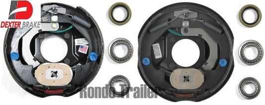 Dexter 10" x 2.25" Electric Brake Trailer (1) Pair Left & Right with Bearings, Races & Seals - 23-26(1), 23-27(1), 10-16(2)
