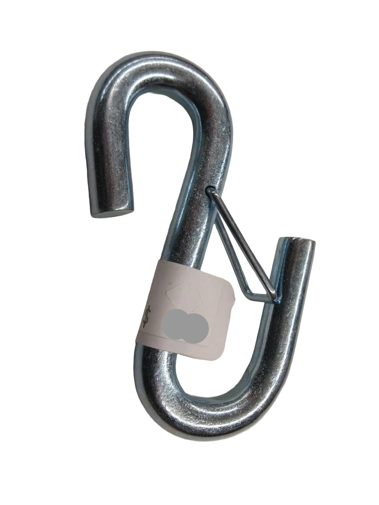 Safety Hook 3/8" Zinc, S-hook with Latch - 4581