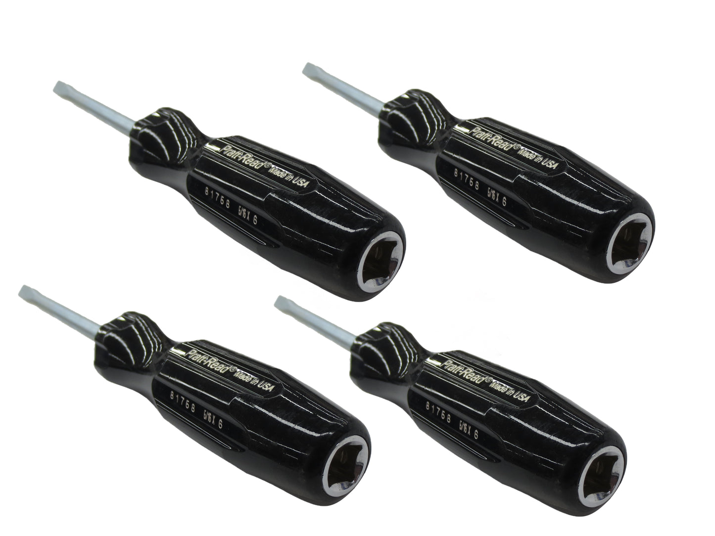 Pratt Read 5/16" x 6" Flat Screwdriver - 4 Pack - 81758