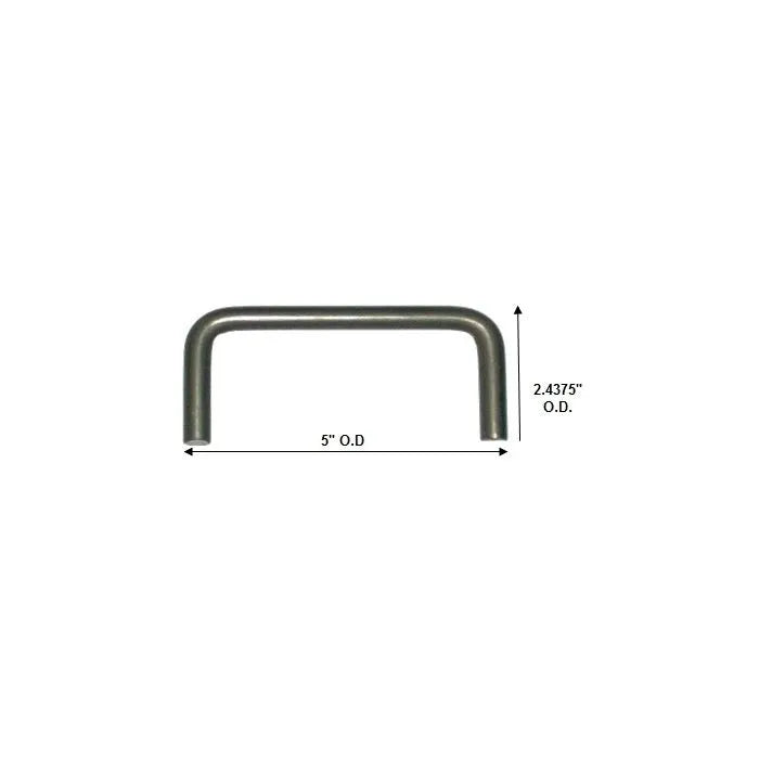 Gate Handle, 7/16" x 5" x 2 3/8", 5350605