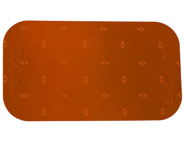 Reflector, 3.5" Amber Rectangular, Stick On 5623521