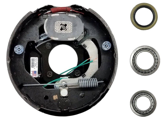 Dexter 10" x 2.25" Electric Brake Trailer Left Hand side with Bearing, Race & Seal - 23-26(1), bearings, races, seal