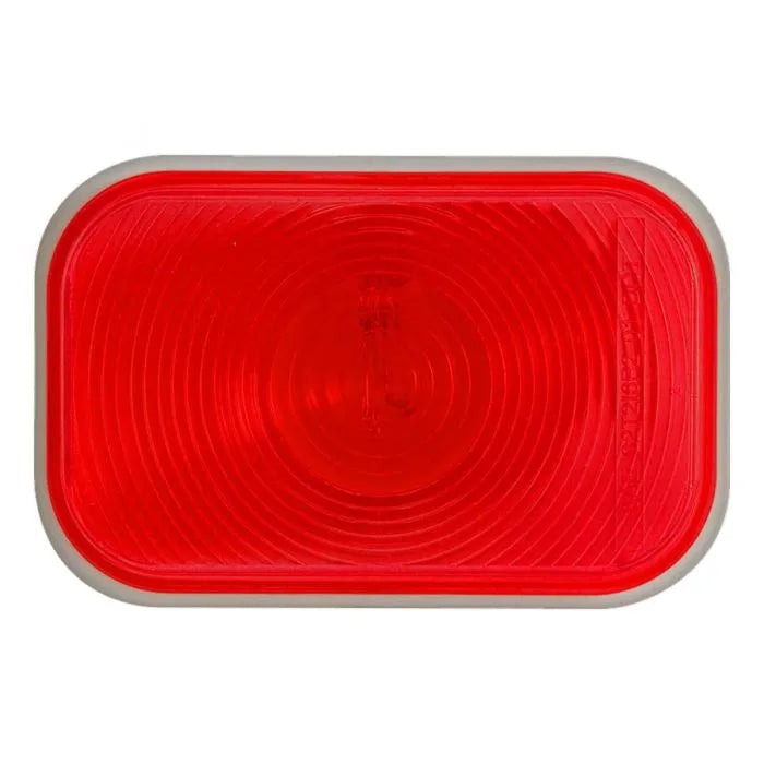 3x5 Rectangle Red Light, grommet and pigtail -   ST-33RB, A-33GB, A-45PB