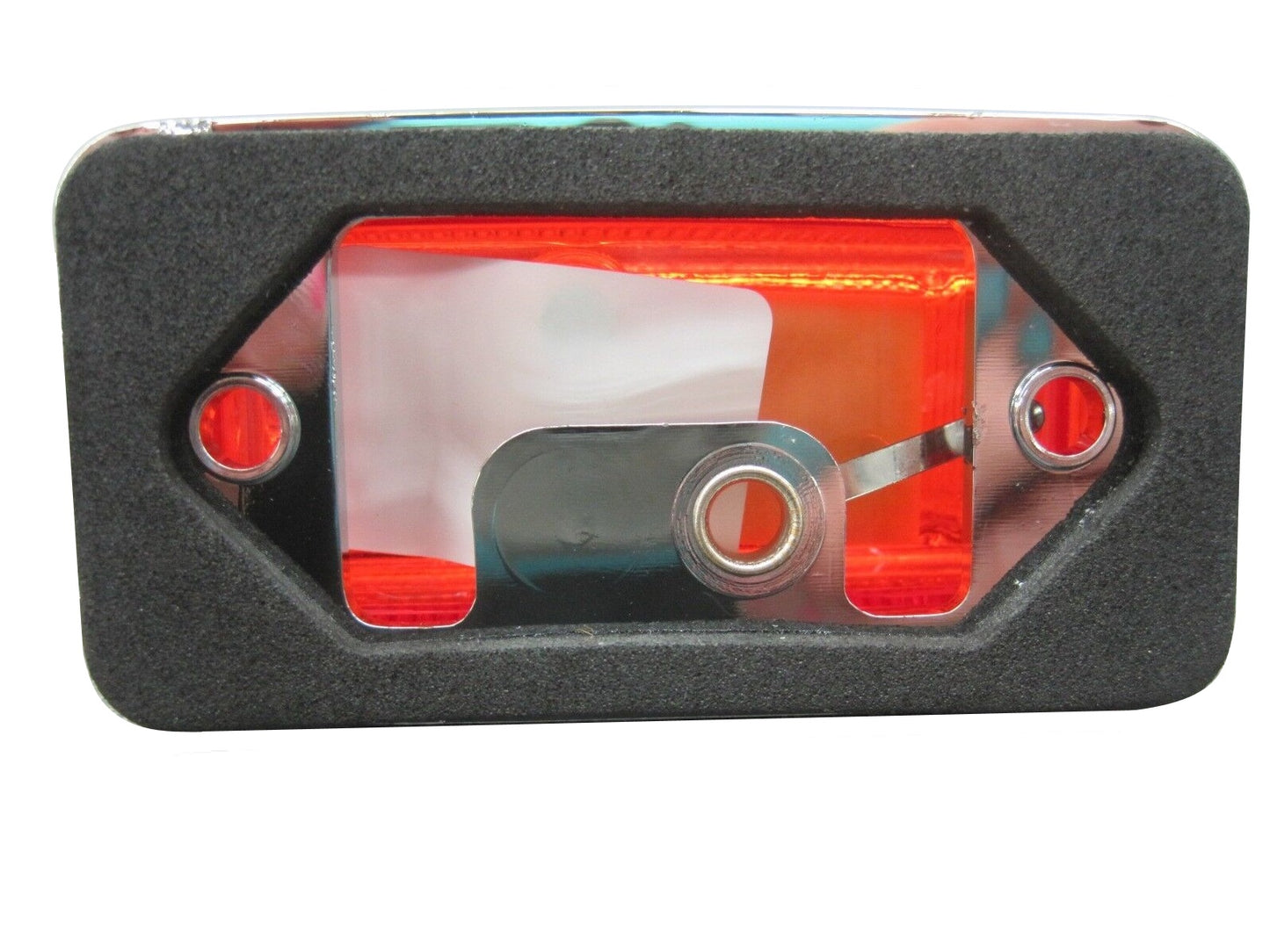 Marker / Clearance Light with Chrome Base - Red - MCL-91RB