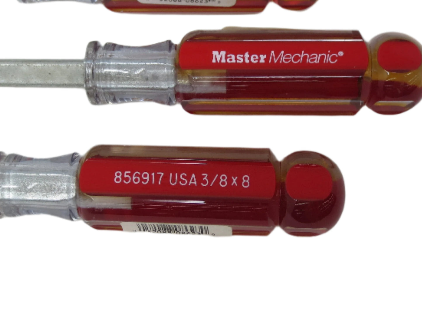 3/8" x 8" Master Mechanic Flat Screwdriver - 4 Pack - 856917