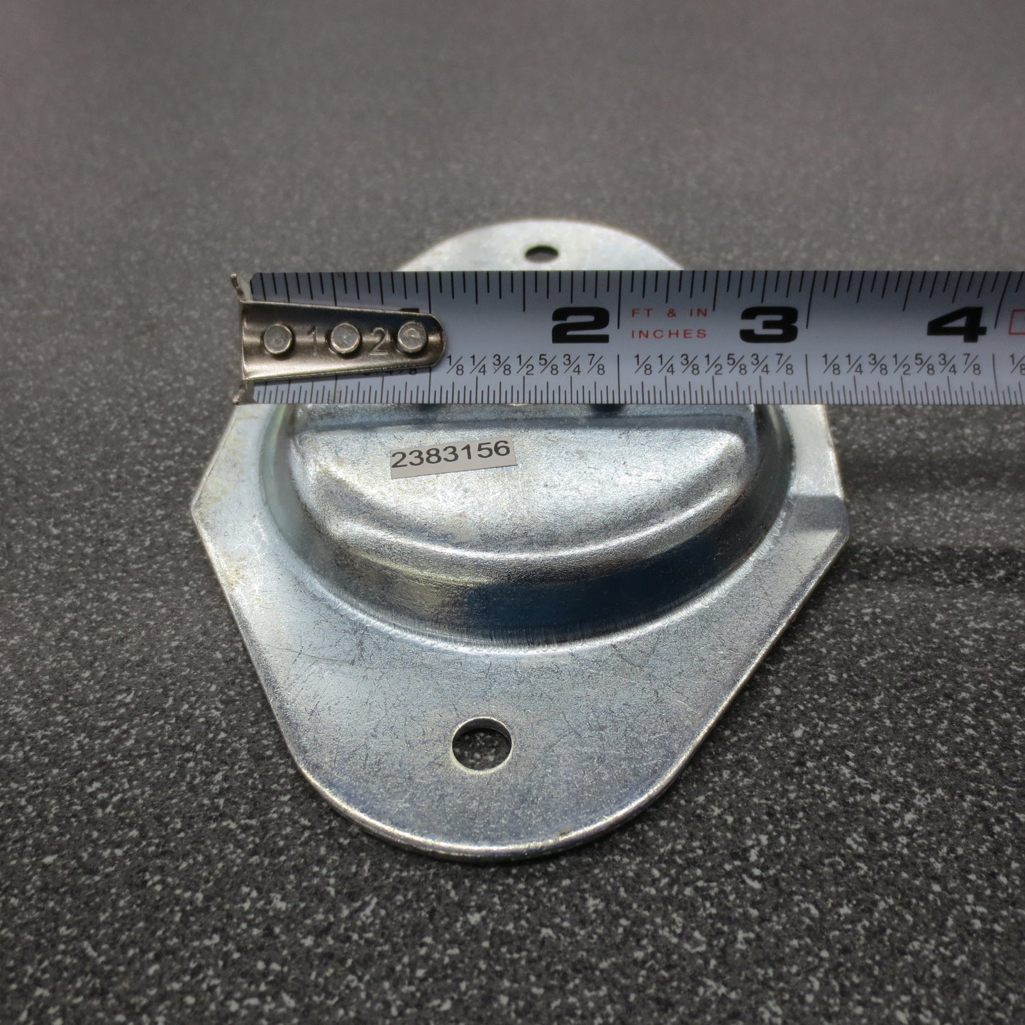 (4) 1000# D-Rings Recessed Flush Utility Trailer cargo D-ring tie down - 2383156