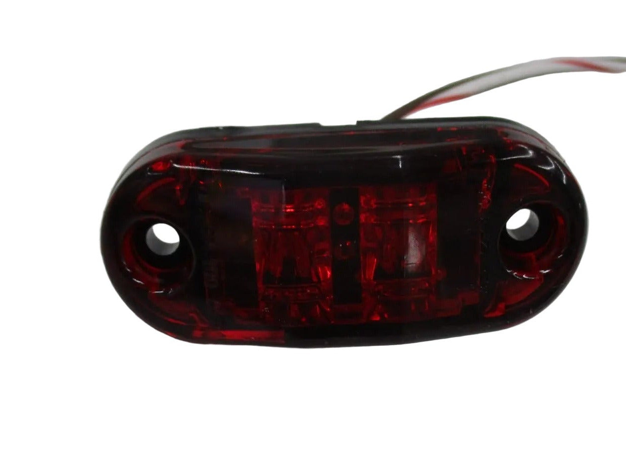 Red LED Side Marker / Clearance Light, Low Profile - 200-4400-1