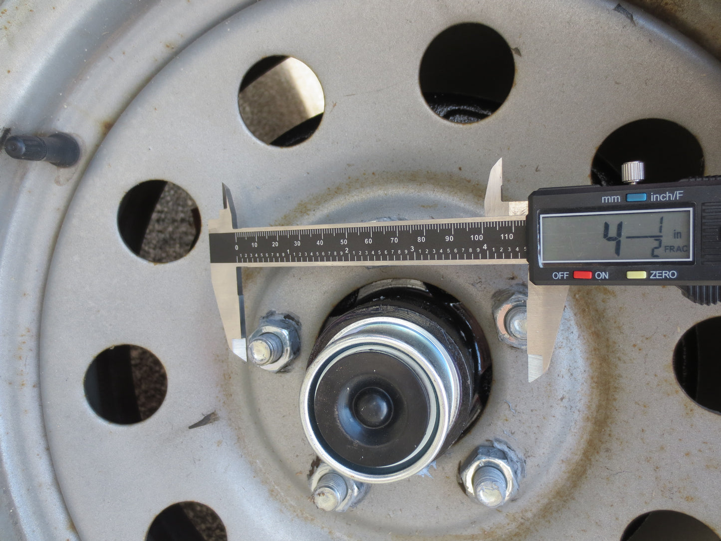 New Trailer Steel SILVER Mod 15" x 6 Wheel 5 LUG Rim 5 on 4.5" Bolt Pattern 2830#