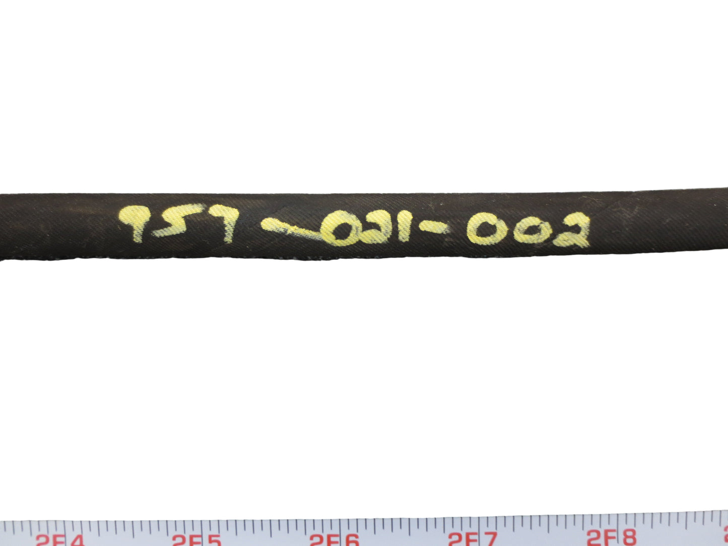 1/4" X 33" Hydraulic Hose with 90 degree fitting, Hiniker, 957-021-002