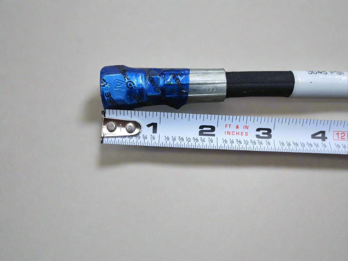 1/4" X 66" Hydraulic Hose with 90 degree fitting, Hiniker, 957-021-000