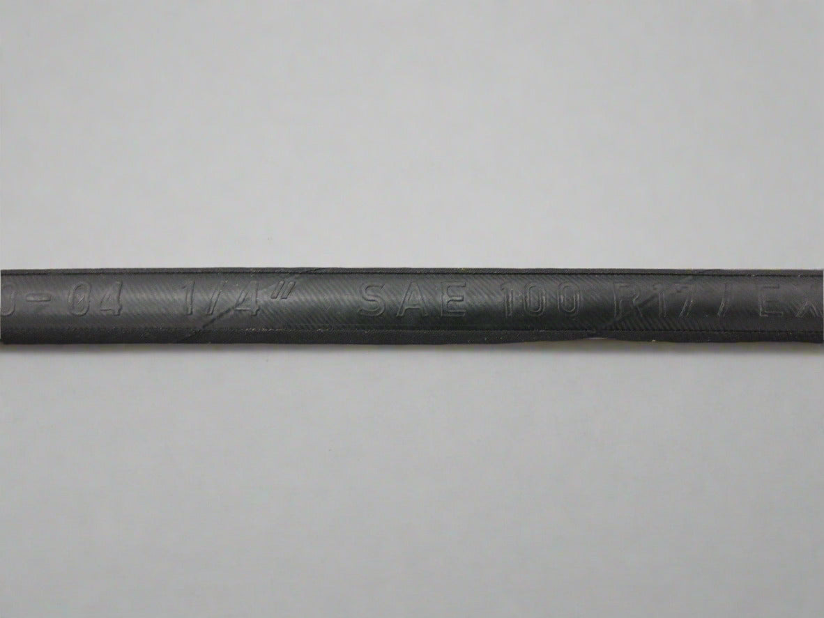 1/4" X 66" Hydraulic Hose with 90 degree fitting, Hiniker, 957-021-000