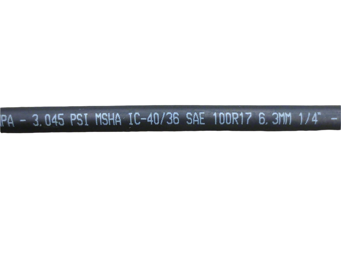 1/4" X 54" Hydraulic Hose with 90 degree fitting, Hiniker, 957-021-001