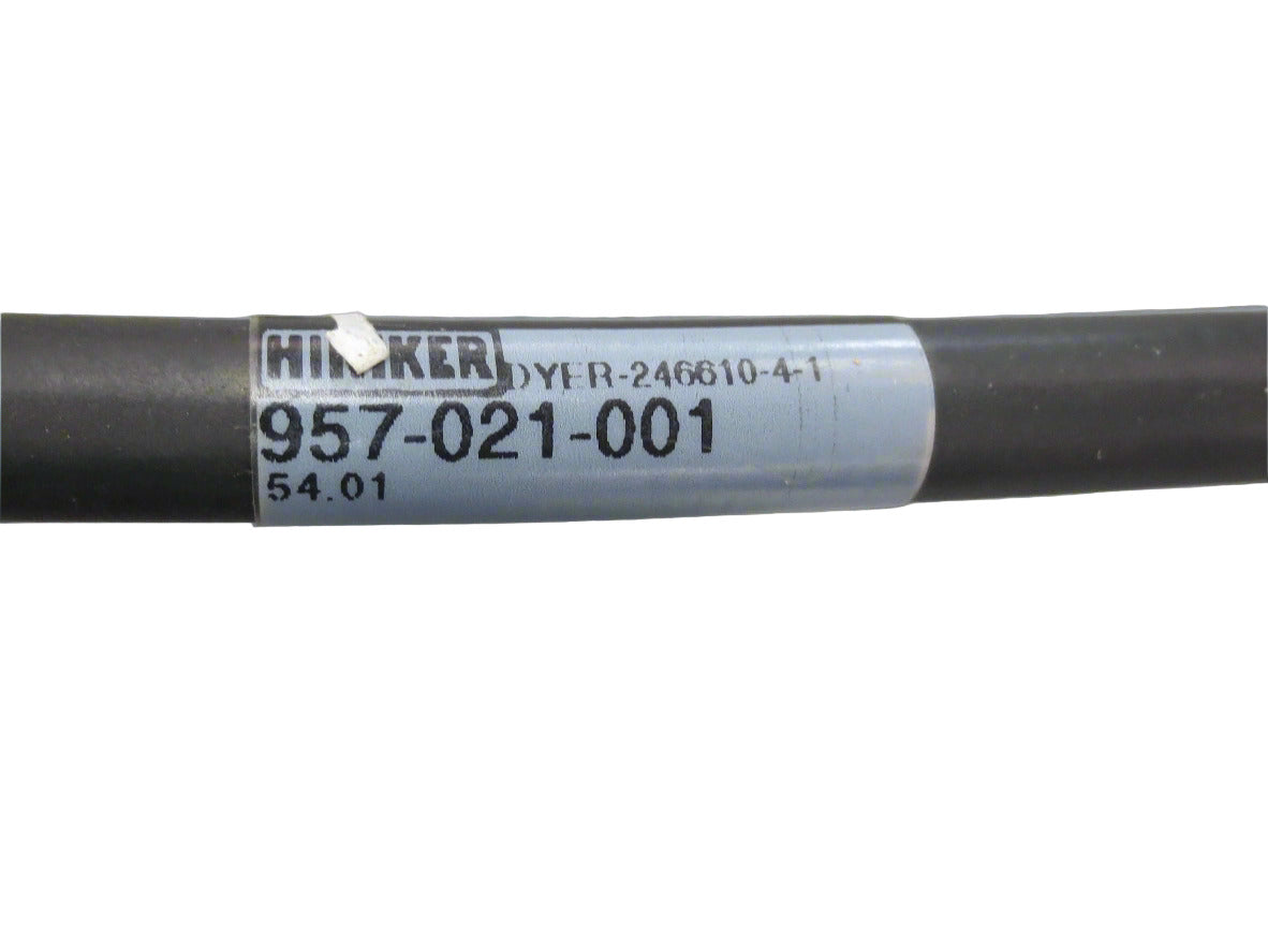 1/4" X 54" Hydraulic Hose with 90 degree fitting, Hiniker, 957-021-001