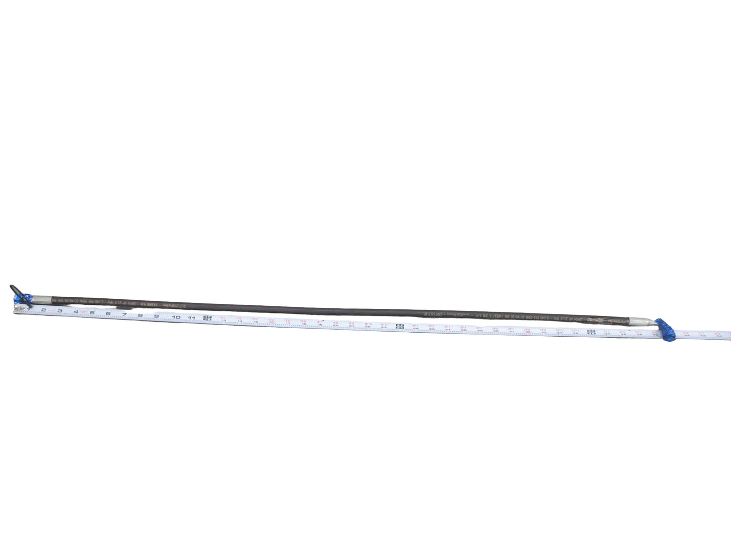 1/4" X 40" Hydraulic Hose with 90 degree fitting, Hiniker, 957-021-003