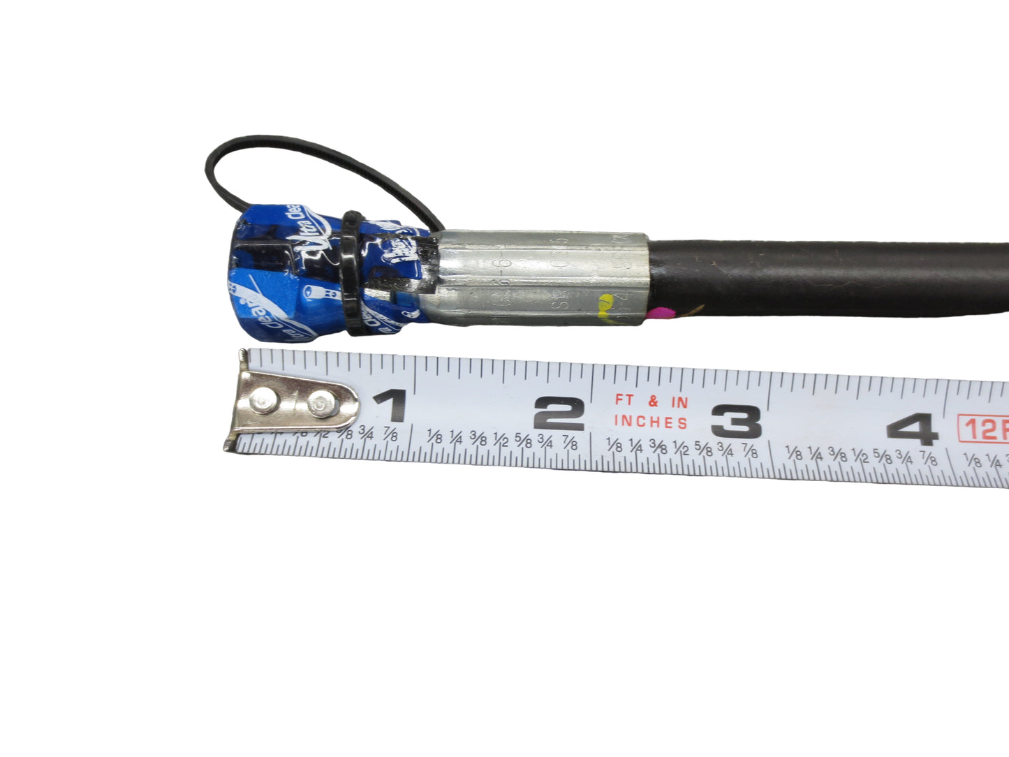 1/4" X 40" Hydraulic Hose with 90 degree fitting, Hiniker, 957-021-003