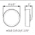 Amber Round Trailer Light 2-1/2", LED - MCL-57AB