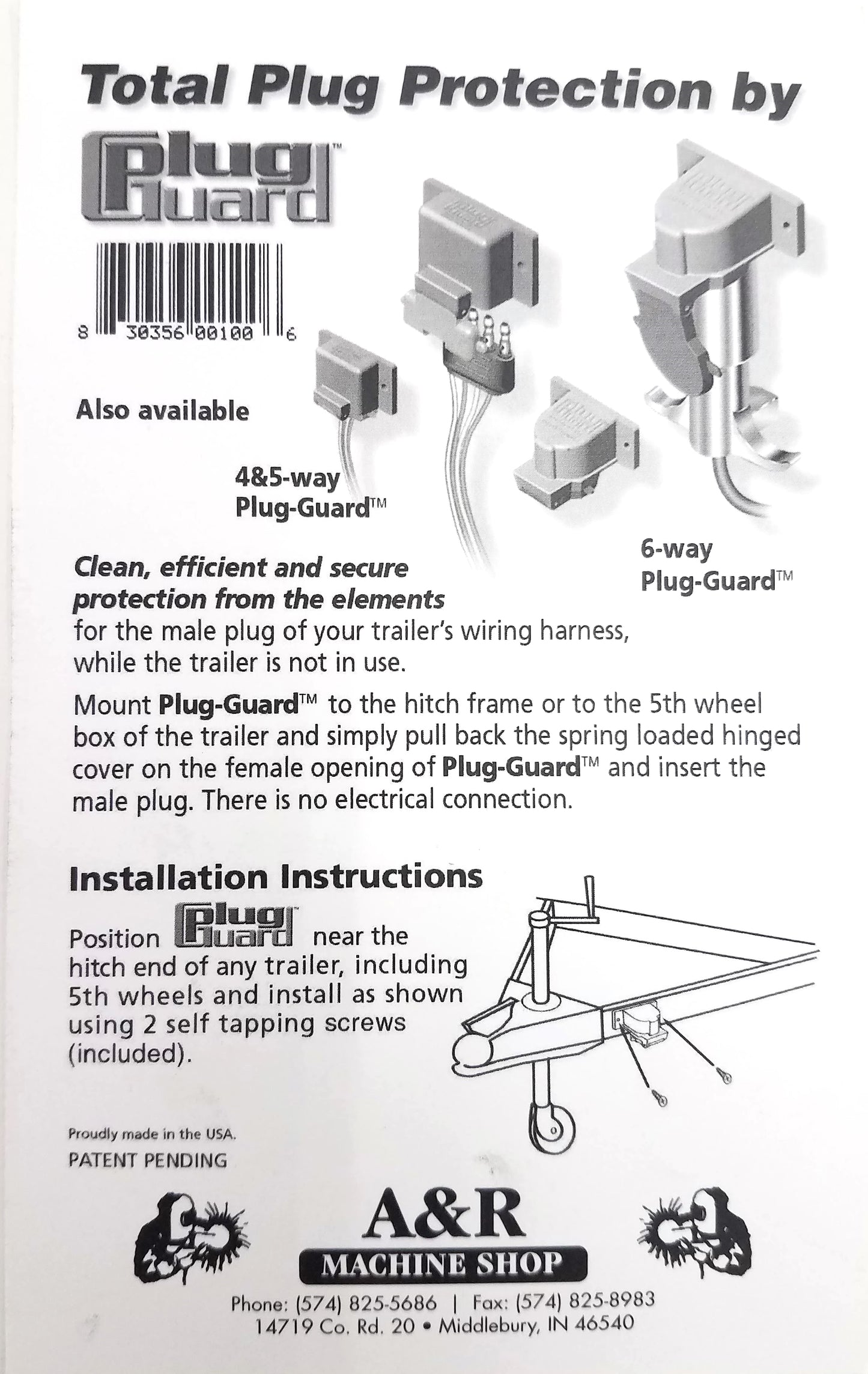 Plug Guard for 6 Way Round Plug, P-326 *** FREE SHIPPING ***
