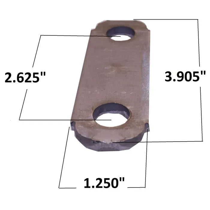 Shackle Straps, 2 5/8" between holes, 4 Pack, SP03-040