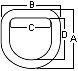 1/2" Cargo Control Tie Down - LRB1-Base, LRB1-D Ring