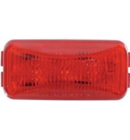 Marker / Clearance Light with Chrome Base - Red - MCL-91RB