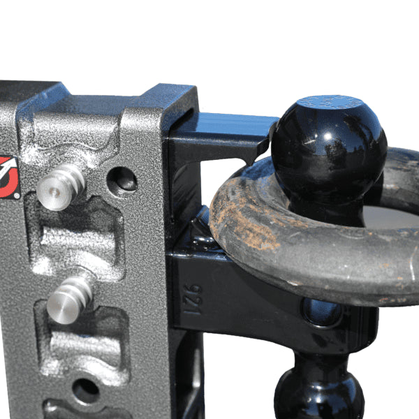 Gen-Y Hitch, 500 Series, 10" Drop/Raise, 5-Position, 2" Shank, 16k GH-525
