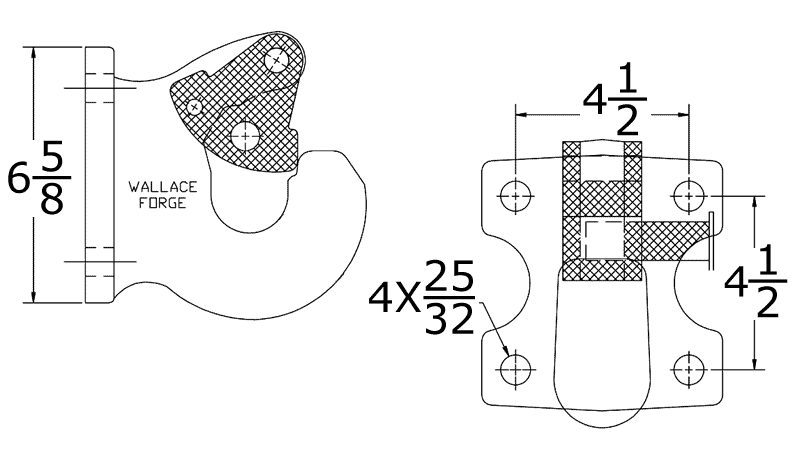 R-30 Ton Pintle Hook 2058115