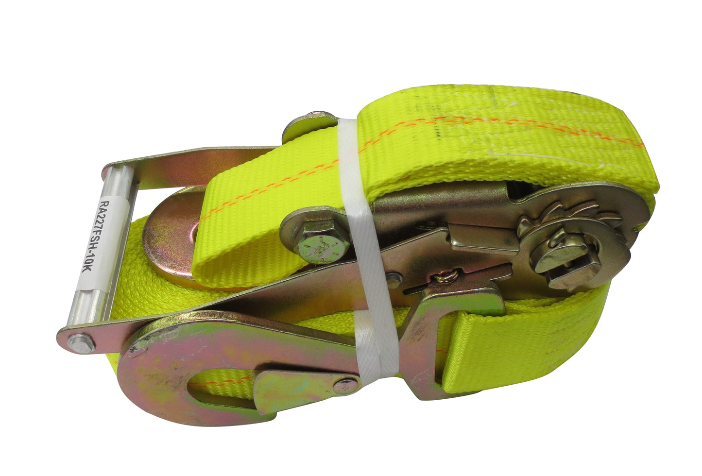 Ratchet & Strap - 2 In. x 27 Ft. Flat Snap Hook, 10k, RA227FSH-10K