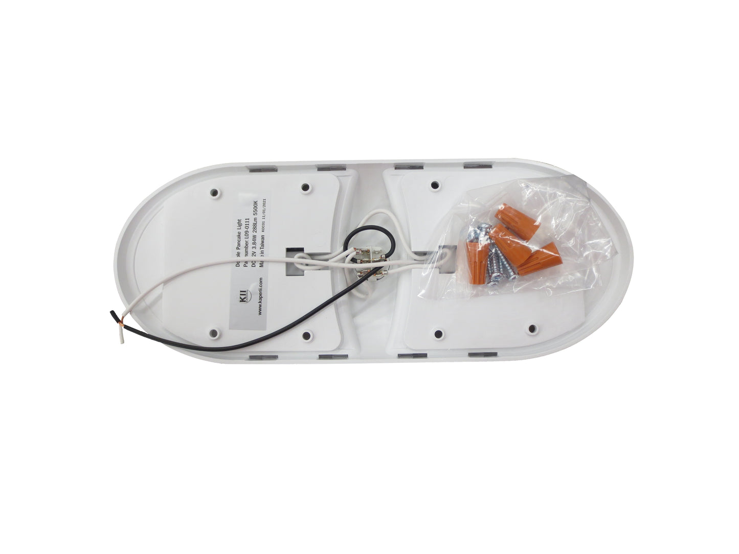 Double Dome Light Pancake Style, Interior, 5500K - L09-0111