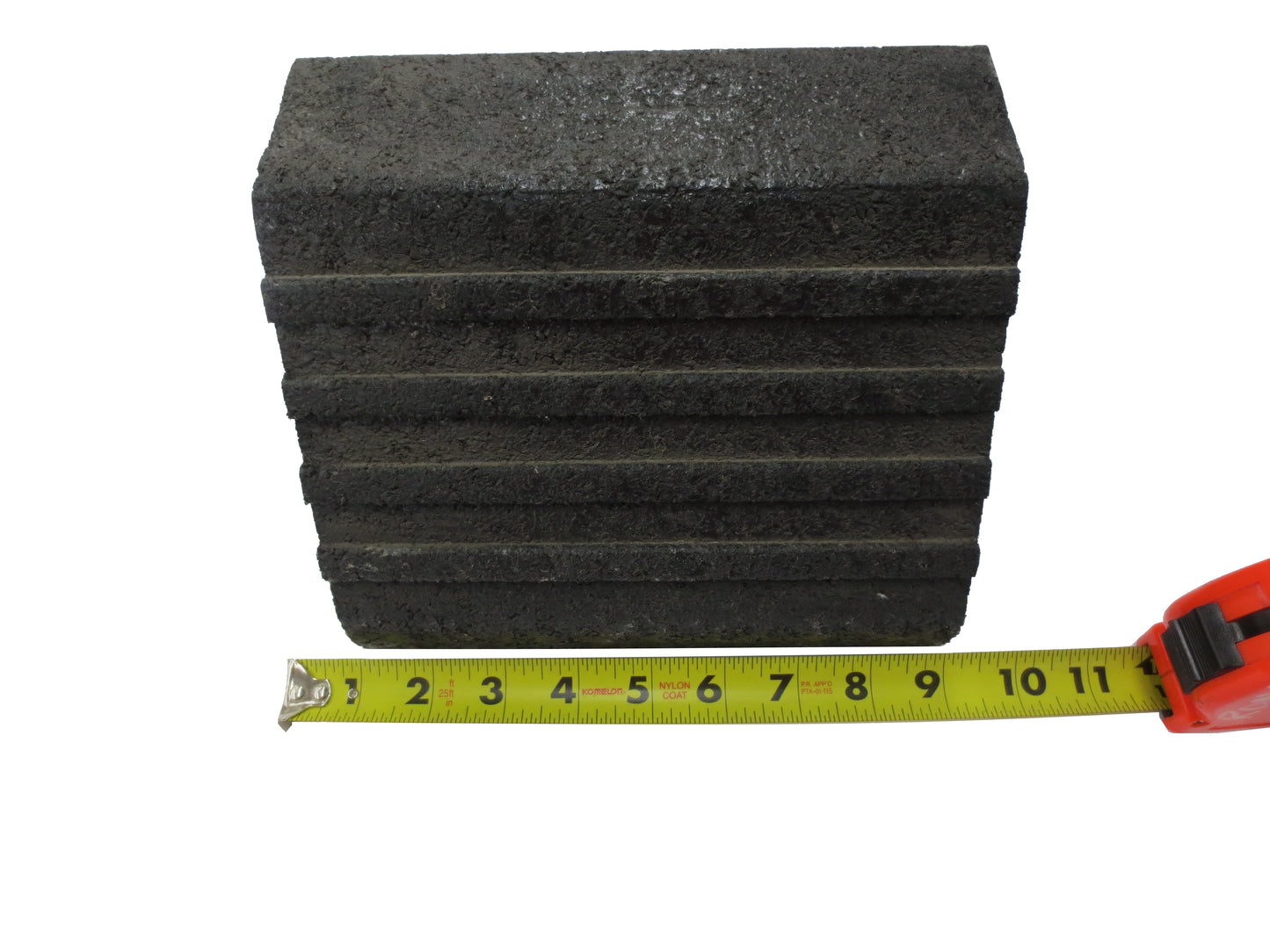 Wheel Chock, 8" x 8" x 5" Rubber - HDWC2