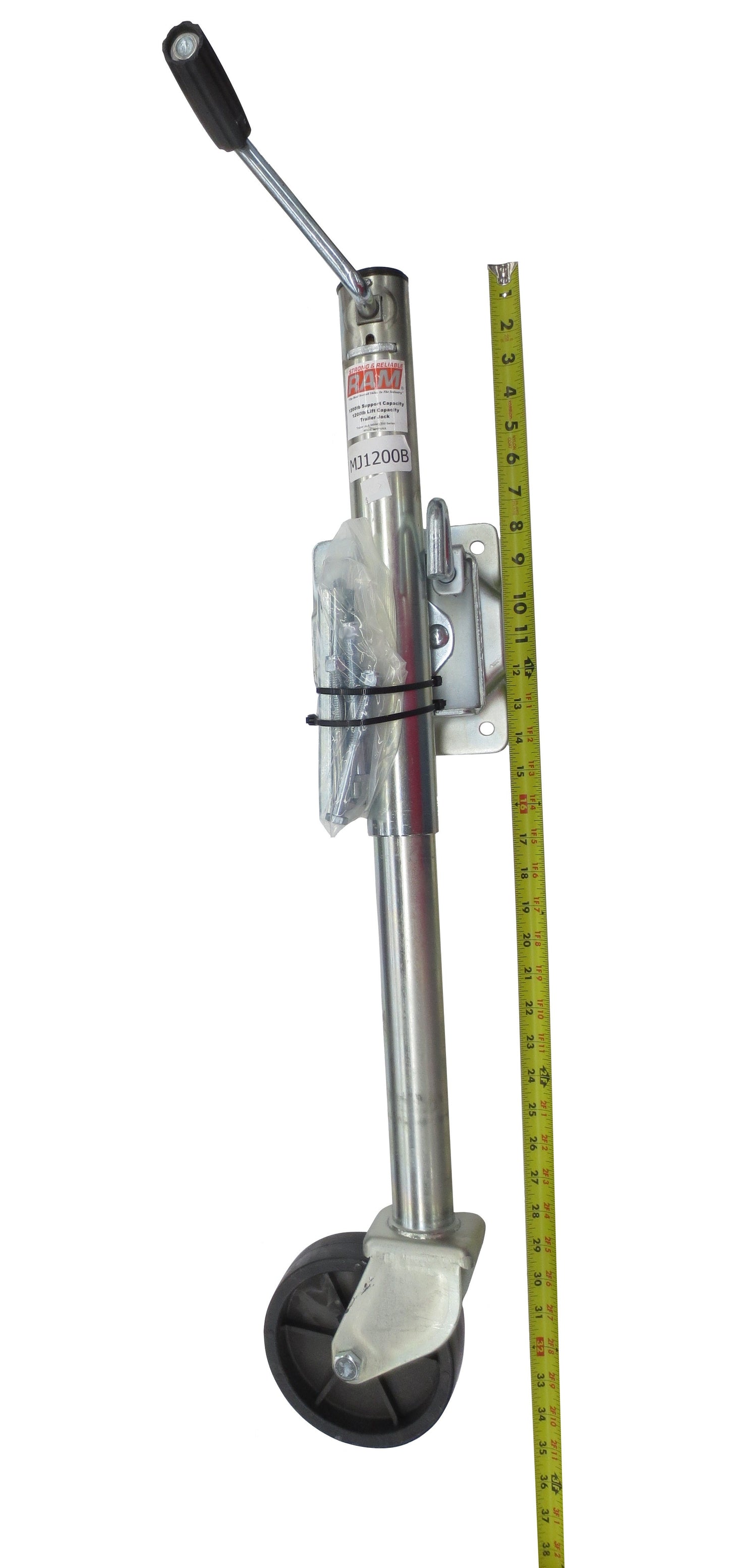 Bolt-On Swivel Jack with 6" Wheel, 1.2k, MJ1200B