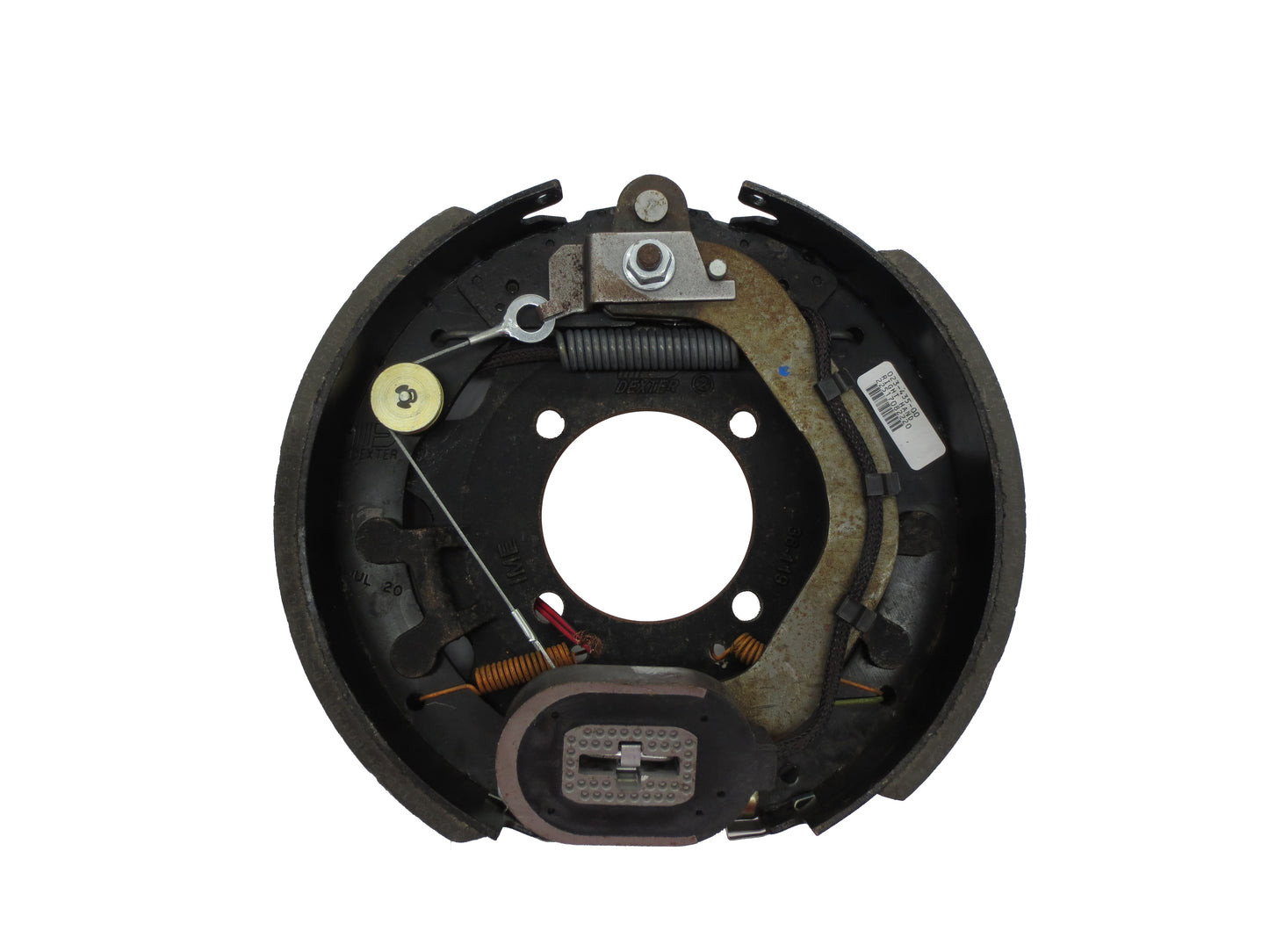 Dexter Electric Brake Assembly 12 1/4 In. x 3 3/8 In. LH & RH, 4-Bolt, Combo:23-434, 23-435