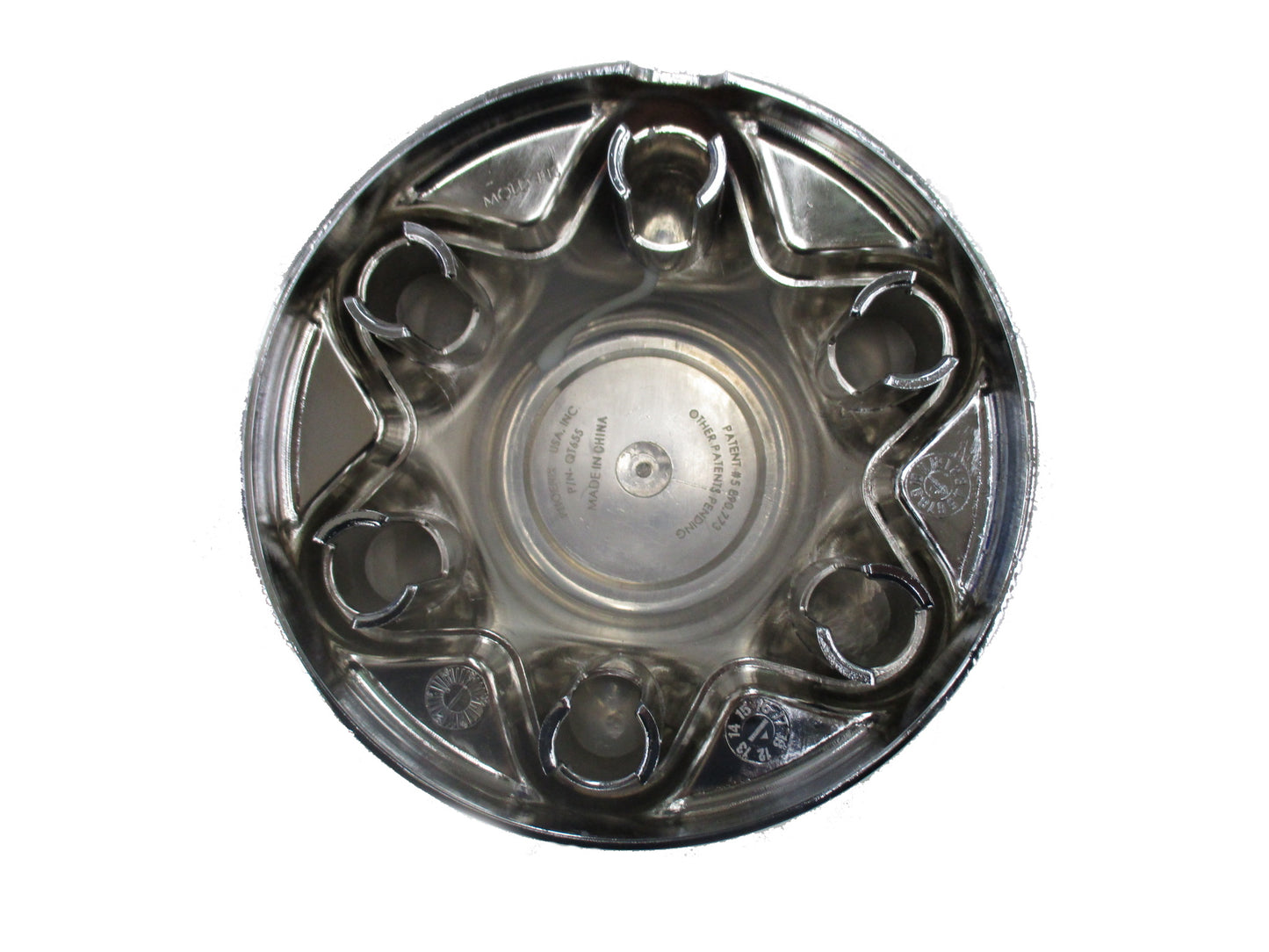 Center Cap, 6 Lug, Chrome, QT655C