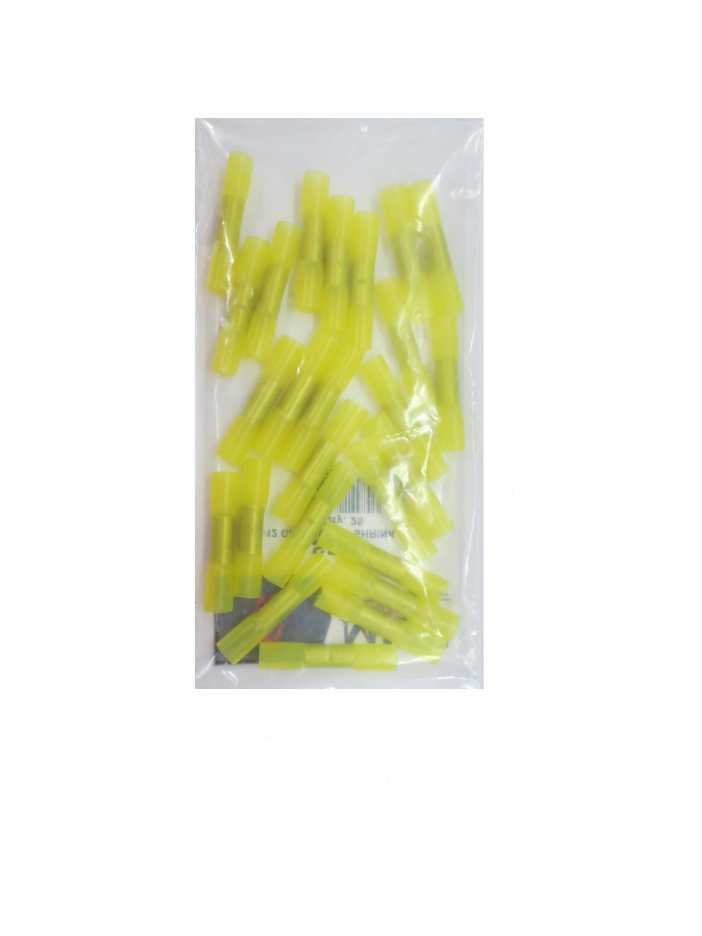 12-10 GA Yellow Shrink Butts, SBCY