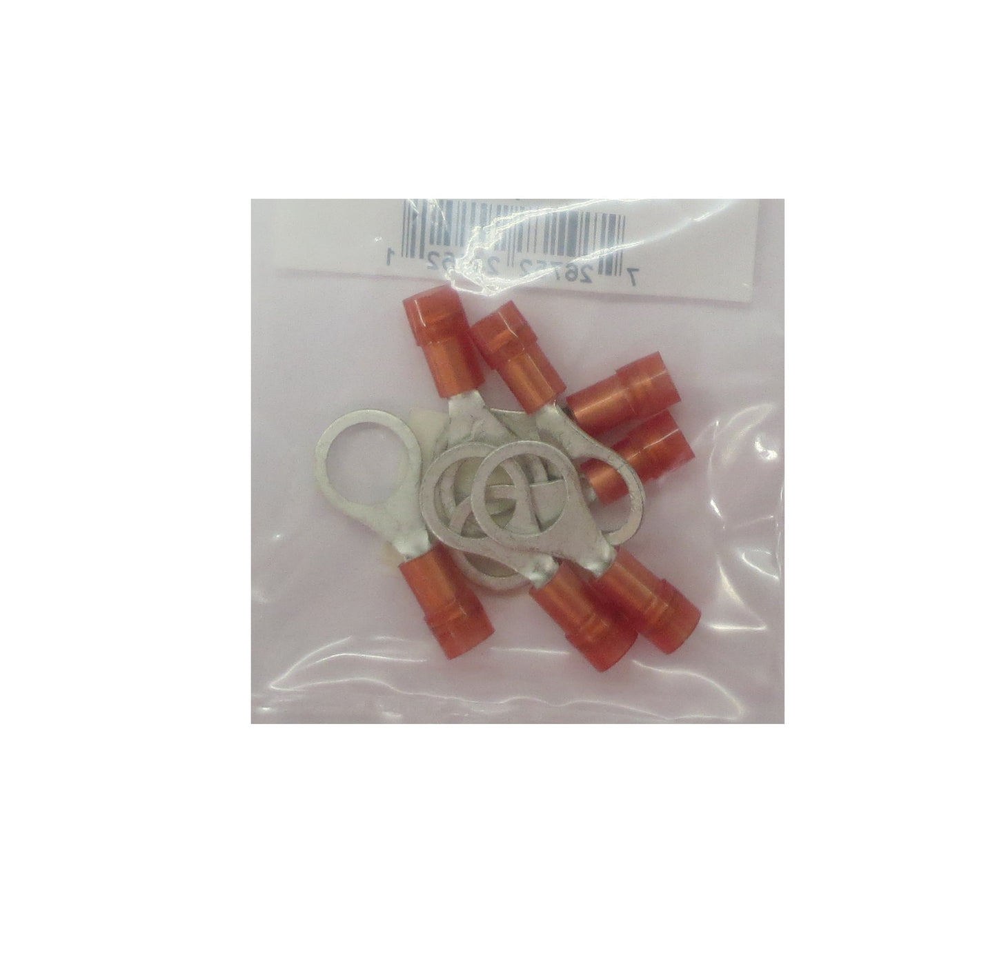 22-16 GA Red Nylon Ring Terminal, 5/16", NRR516-Q
