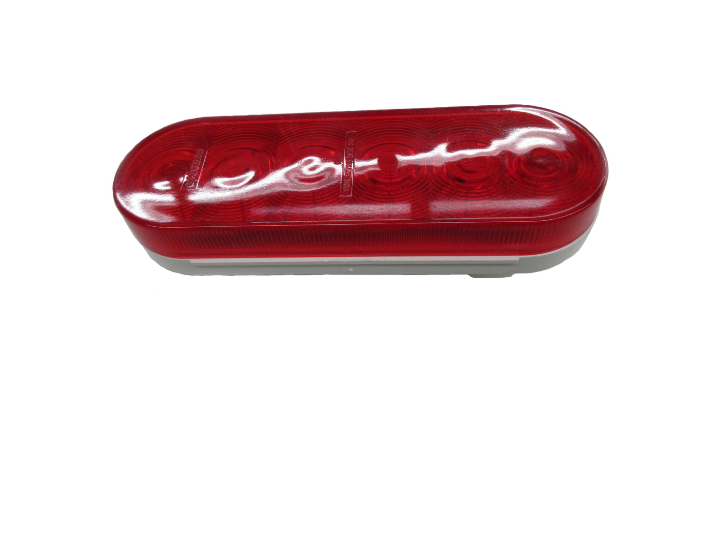 Red 6" Oval Stop / Turn / Tail Light with Grommet and PigTail - STL-12RB, A-70GBD, A-47PB