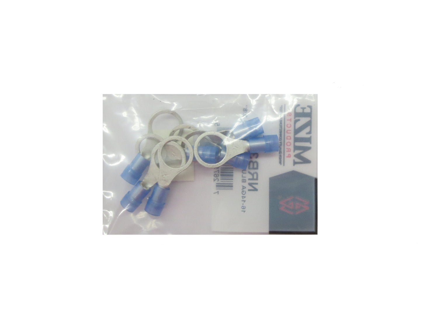 16-14 GA Blue Nylon Rings, 3/8", NRB38-Q