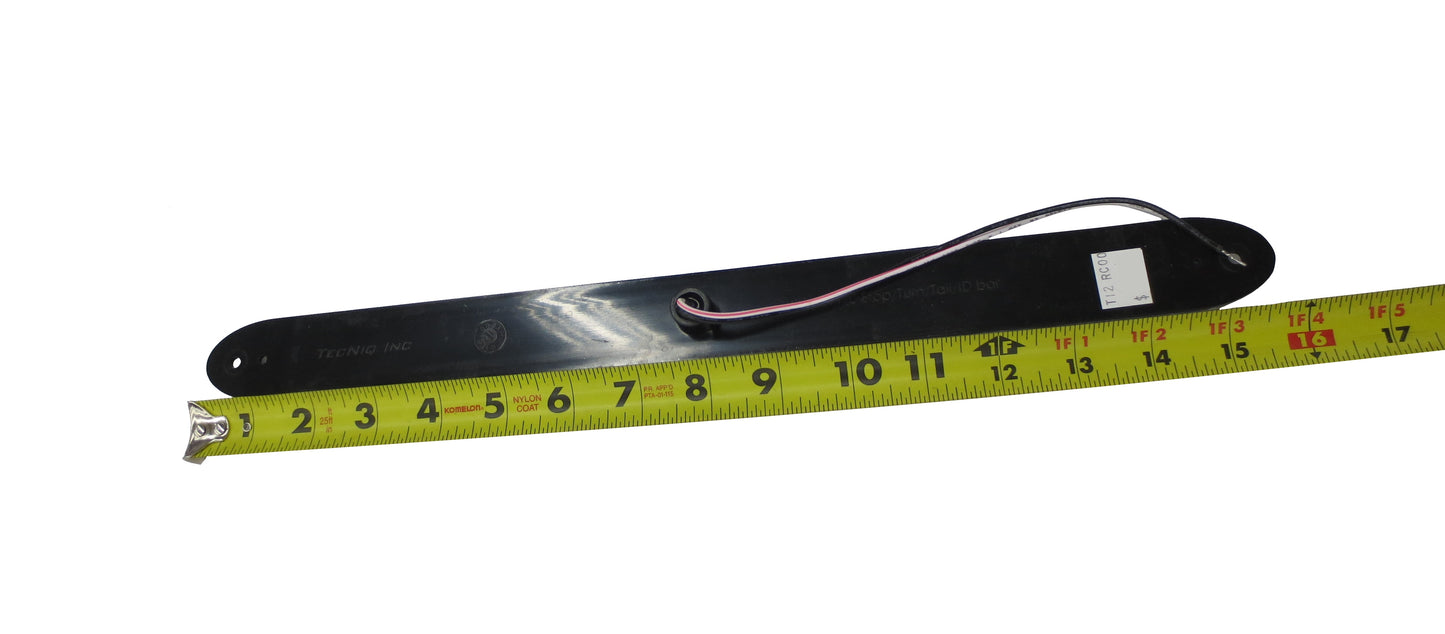 Clear/Red Low Profile ID Light Bar, T12-RC00-1