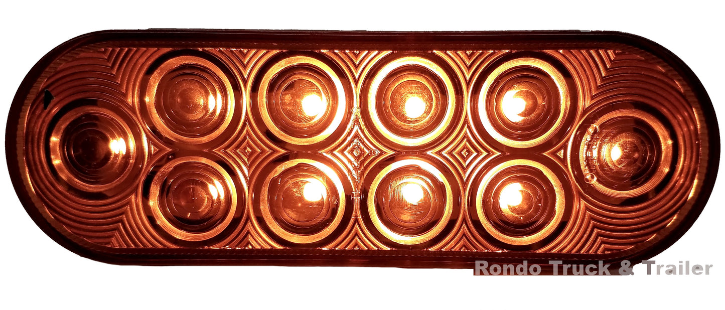 Amber Trailer Light, Park / Rear / Turn, STL-72AB *** FREE SHIPPING ***