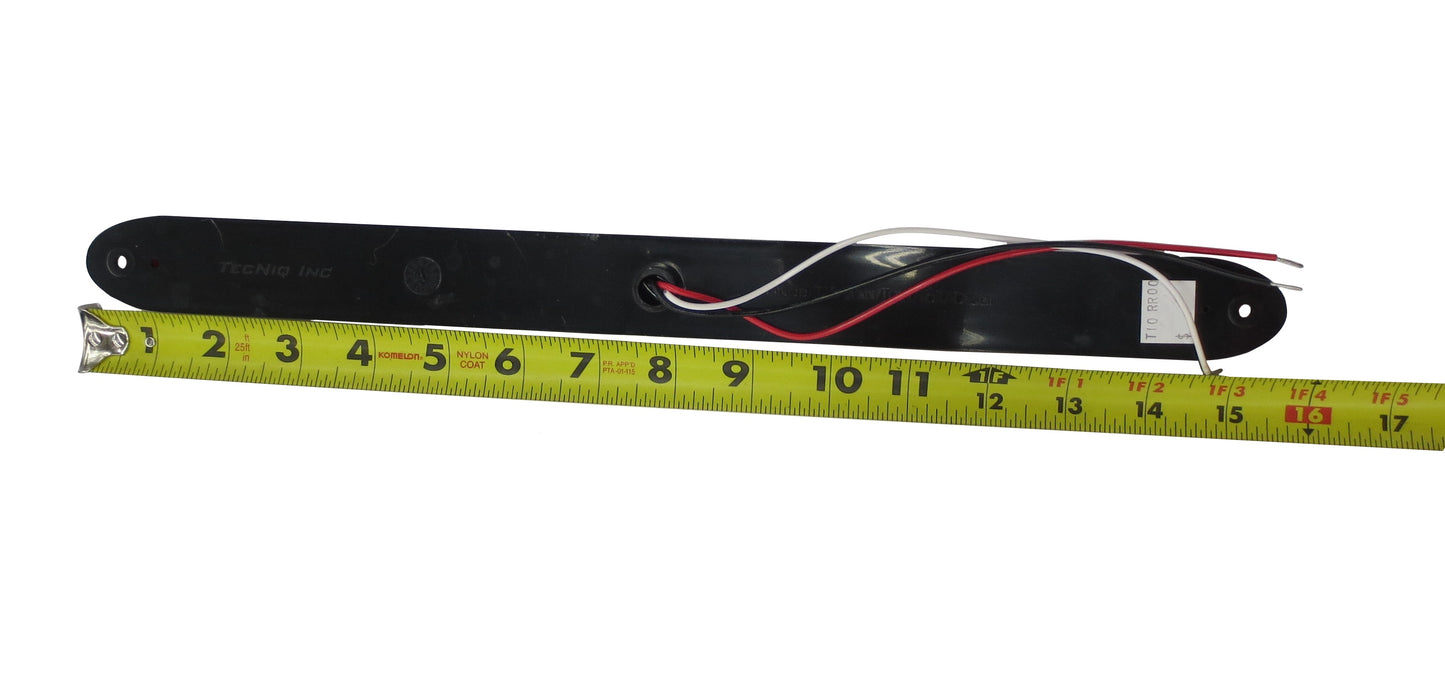 Low Profile Stop / Turn / Tail Light, Red LED/Red Lens, T10-RR00-1