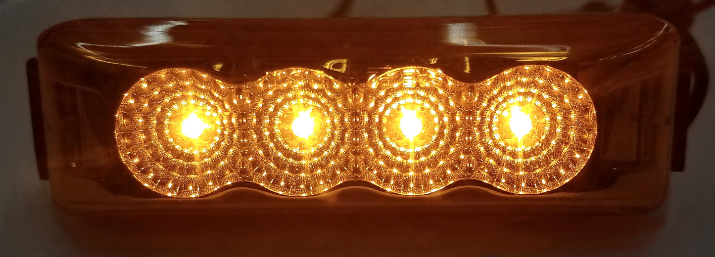 Micro-Flex Thinline Marker Light Kit, Amber, LED - MCL-63ABK