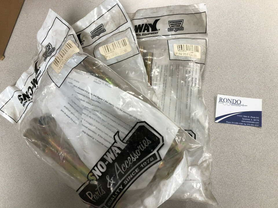 SNO-WAY 96112638 Bolt Kit Plow Parts - 96112638 *** FREE SHIPPING ***