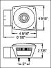 LED 444 Replacement Light, RH, Passenger Side, STL-2RB