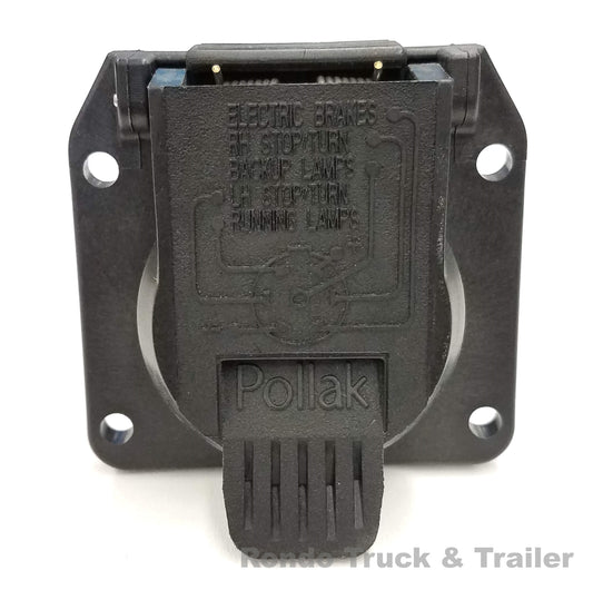Pollak 7 Way OEM RV Plug Socket 11-893 *** FREE SHIPPING ***