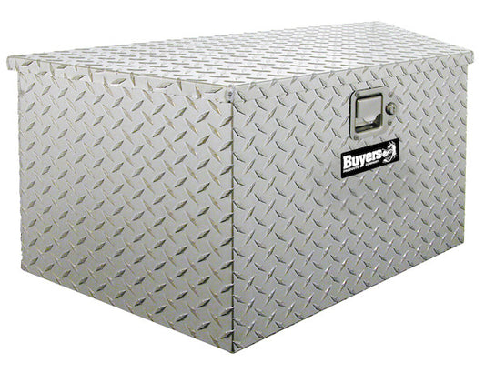 Trailer Tongue Toolbox, Aluminum, Tread Plate, 1701380
