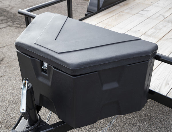 18"x19"x36" Black Plastic Tongue Toolbox, 1701680