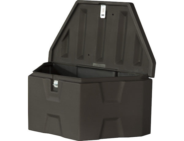 18"x19"x36" Black Plastic Tongue Toolbox, 1701680