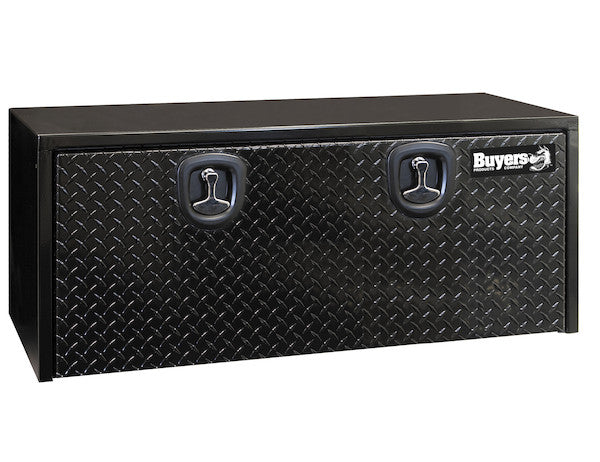 Toolbox, Black, Aluminum Diamond Tread Plate Door, 1702510